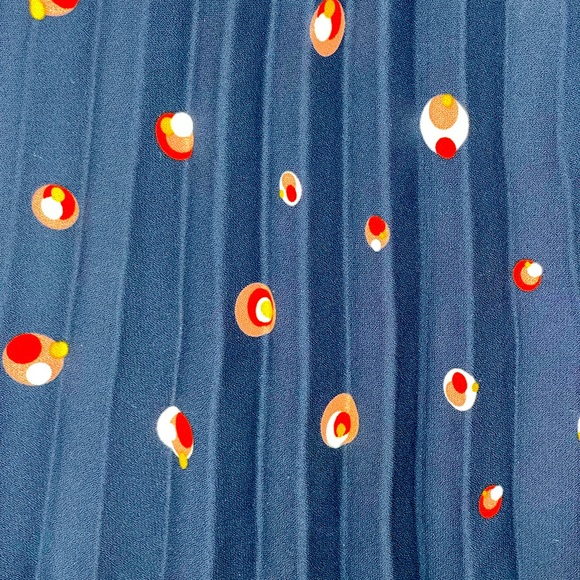 Pleated Calf Length Summer Skirt - Picture 6 of 7